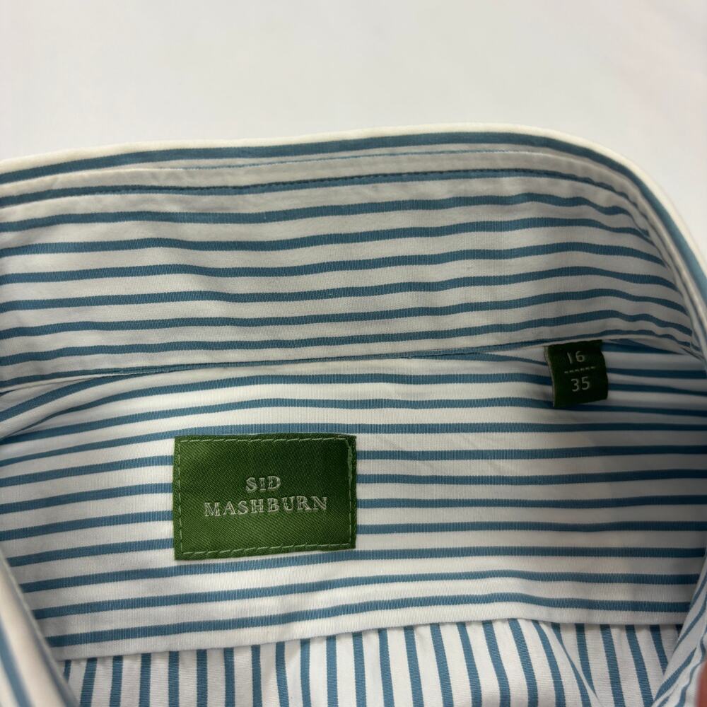 Sid Mashburn Spread Collar Striped Button Down Sh… - image 4